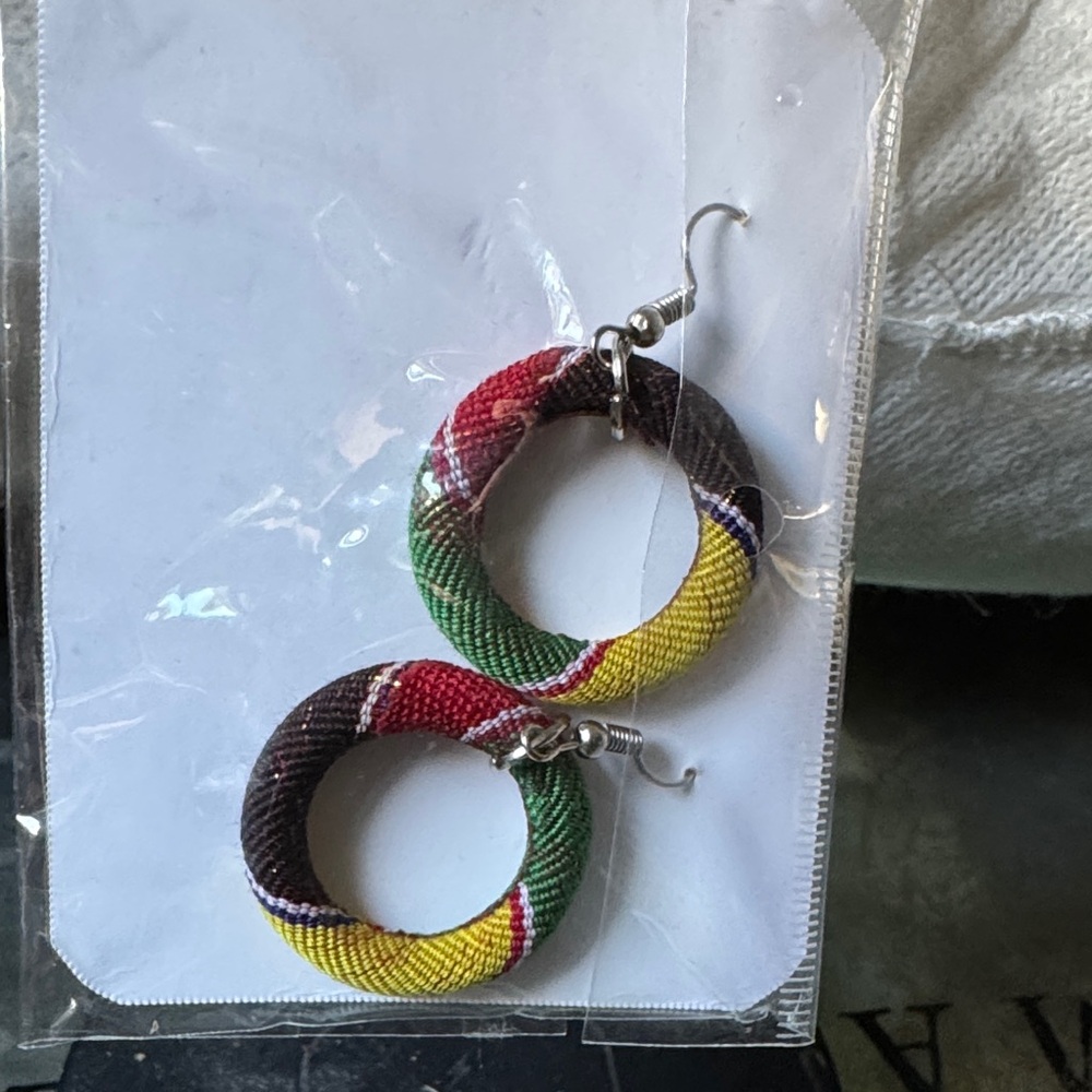 Multicolor Hoop Earrings